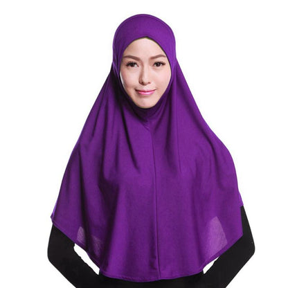 Jilbab court Khimar sans manches, 20 couleurs