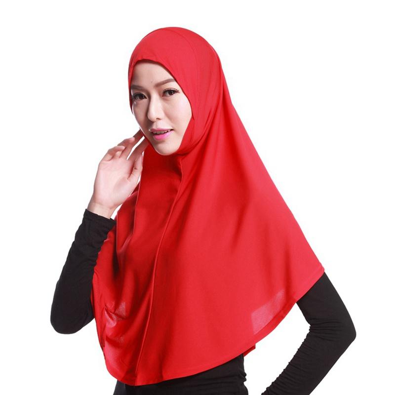 Jilbab court Khimar sans manches, 20 couleurs