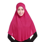 Jilbab court Khimar sans manches, 20 couleurs