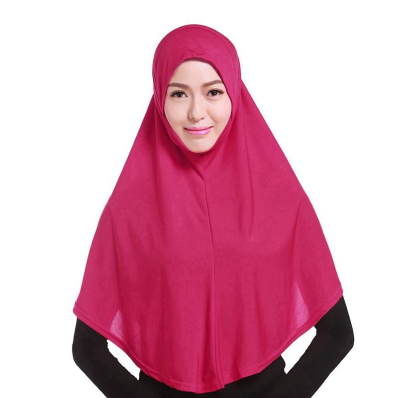 Jilbab court Khimar sans manches, 20 couleurs