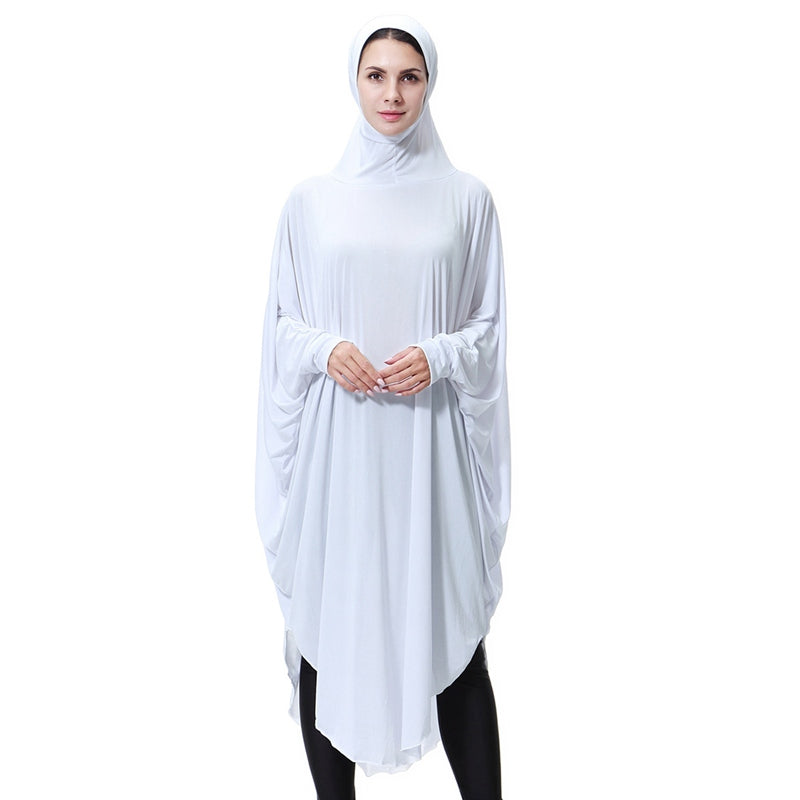Jilbab de prière long avec manches pour femmes arabes