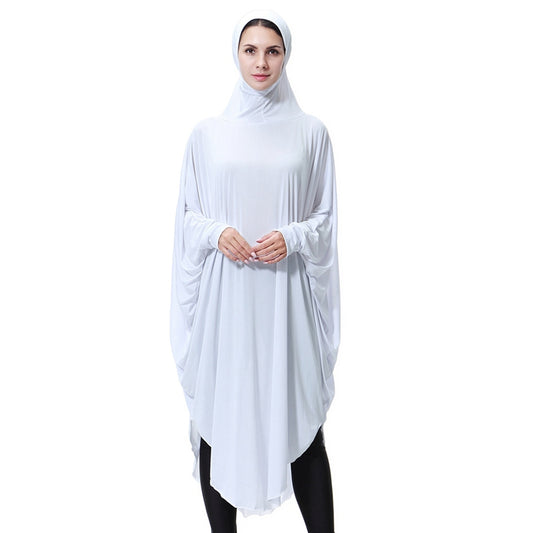 Jilbab de prière long avec manches pour femmes arabes