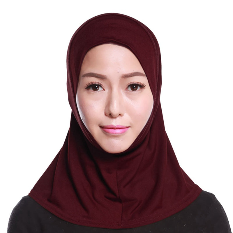 Foulard pour femmes arabes, couvre-chef, hijab intérieur, chapeau